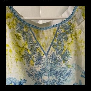 Charizma Light Blue 3 piece dress for women